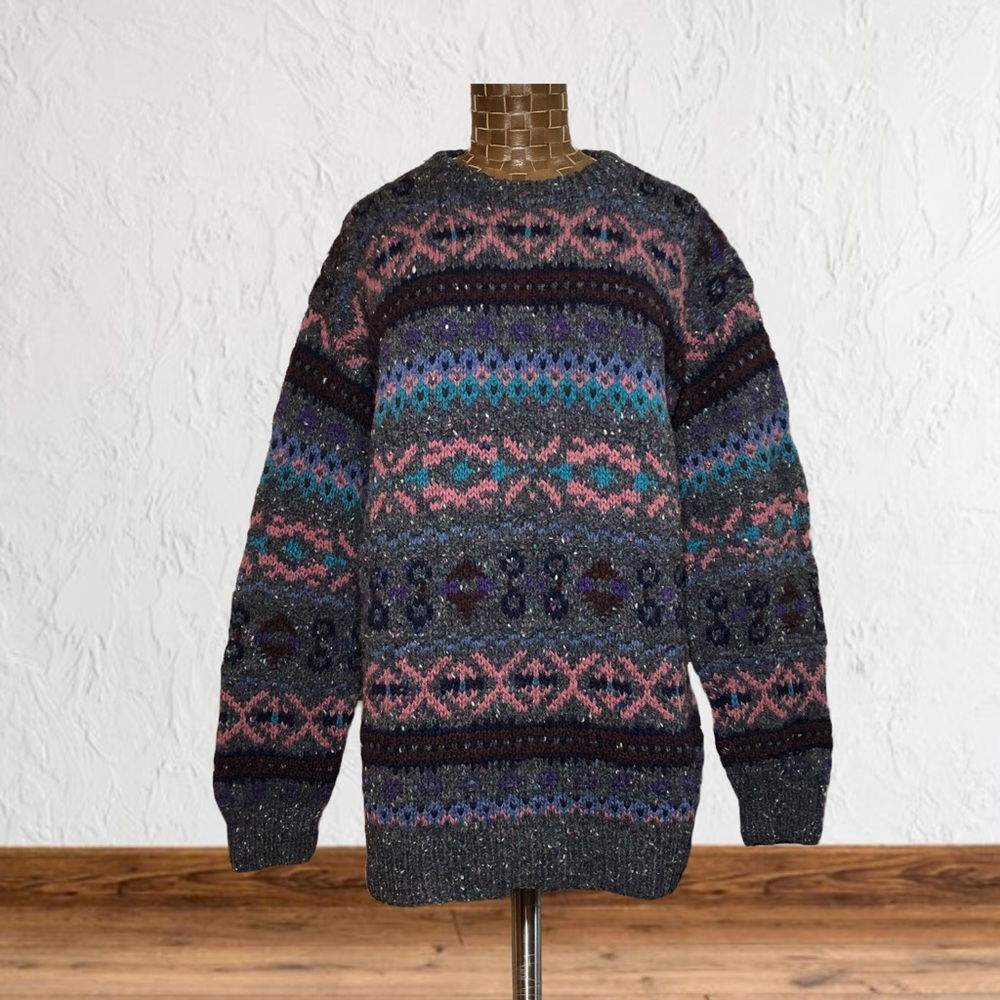 Vintage Britches Hand Knit Wool Sweater